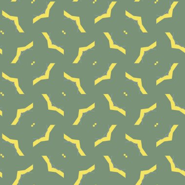 farklı geometrik şekillere sahip soyut, pürüzsüz desensiz vektör çizimi