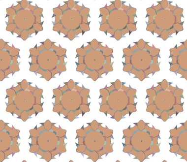 geometrik elementlerle kusursuz arkaplan, vektör illüstrasyonu 