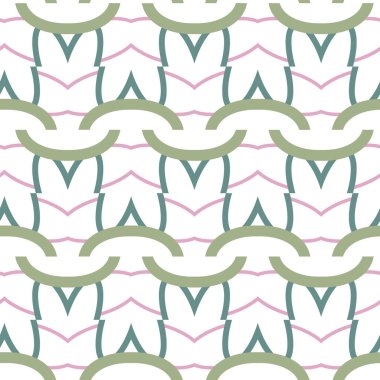 Soyut geometrik şekilli kusursuz desen