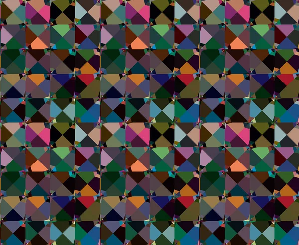 Motif Géométrique Abstrait Avec Des Formes Colorées — Image vectorielle