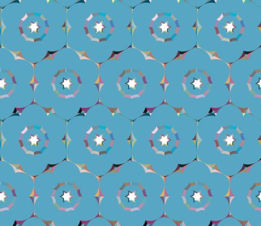 geometrik şekil tasarımlı kusursuz desen