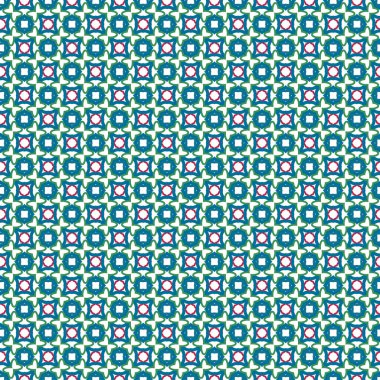 Geometrik süslemeli vektör deseni. Kusursuz tasarım