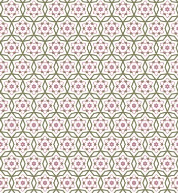 Geometrik süslemeli vektör deseni. Kusursuz tasarım dokusu.