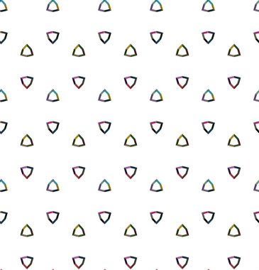 geometrik şekil tasarımlı kusursuz desen