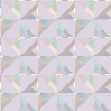 Soyut geometrik dikişsiz desen. Duvar kağıtları, arkaplan, yüzey dokuları için vektör çizimi 