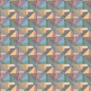 geometrik şekil tasarımlı kusursuz desen