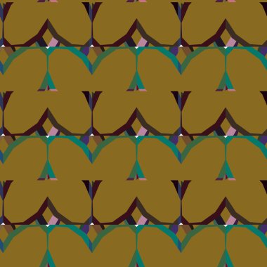 geometrik şekil tasarımlı kusursuz desen