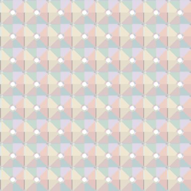 geometrik elementlerle kusursuz arkaplan, vektör illüstrasyonu 