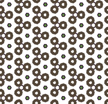 Modern geometrik vektör tasarımı, kusursuz desen çizimi