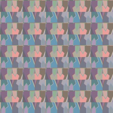 geometrik şekil tasarımlı kusursuz desen