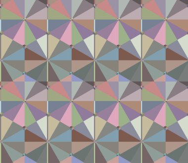 Geometrik şekilli kusursuz desen. vektör illüstrasyonu 