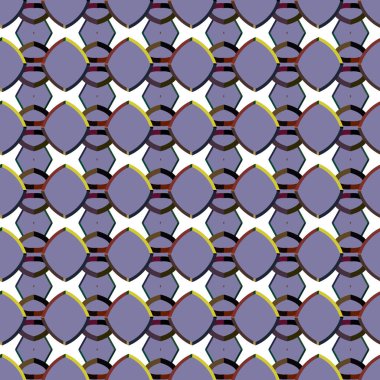 Soyut geometrik dikişsiz desen. Duvar kağıtları, arkaplanlar, yüzey dokuları için vektör çizimi 