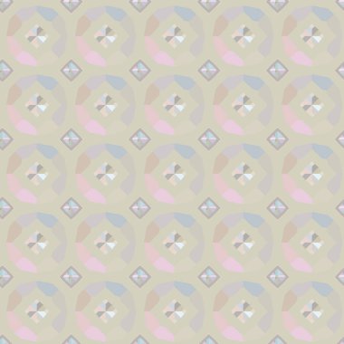 Soyut geometrik şekillerin kusursuz deseni. vektör illüstrasyonu   