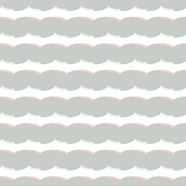 Soyut geometrik dikişsiz desen. Duvar kağıtları, arkaplanlar, yüzey dokuları için vektör çizimi 