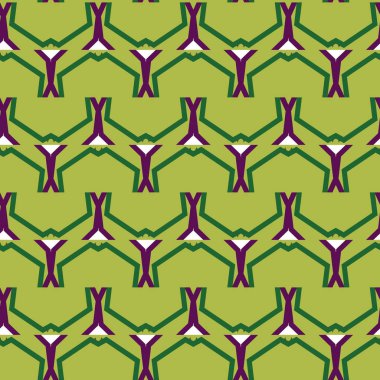 farklı geometrik şekillere sahip soyut, pürüzsüz desensiz vektör çizimi