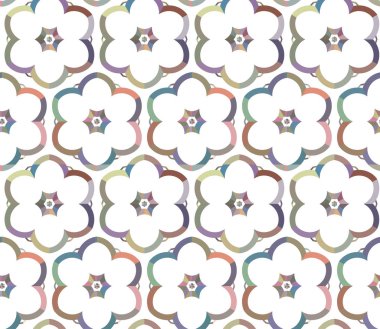 geometrik şekil tasarımlı kusursuz desen