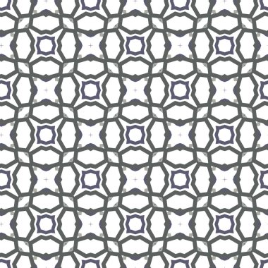 Geometrik süslemeli vektör deseni. Kusursuz tasarım dokusu.