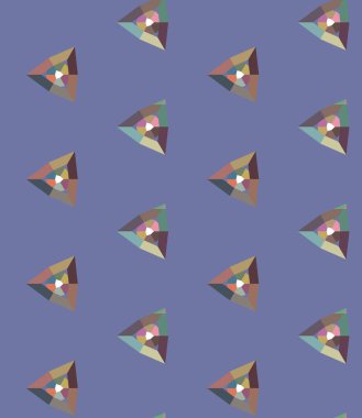 Geometrik süslemeli vektör deseni. Kusursuz tasarım dokusu.