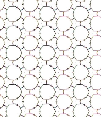 Soyut geometrik şekilli kusursuz desen