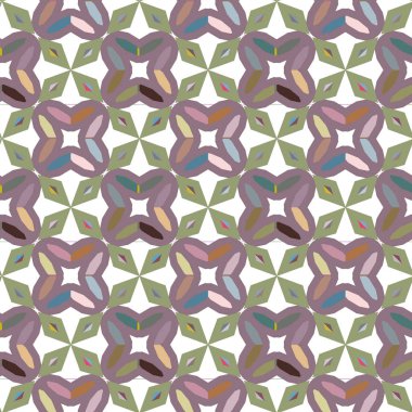 Soyut geometrik dikişsiz desen. Duvar kağıtları, arkaplan, yüzey dokuları için vektör çizimi 