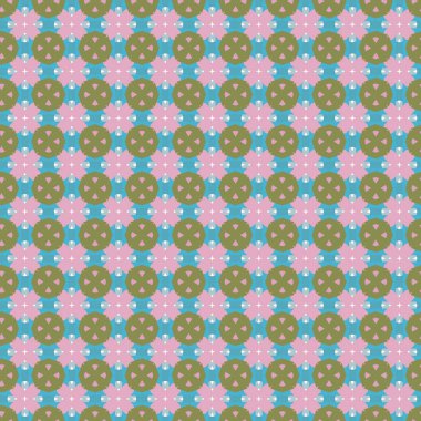 Soyut geometrik dikişsiz desen. Duvar kağıtları, arkaplanlar, yüzey dokuları için vektör çizimi 