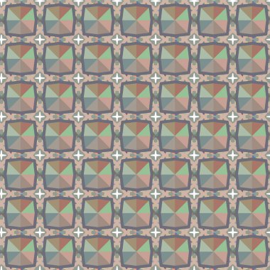 Modern geometrik vektör tasarımı, kusursuz desen çizimi