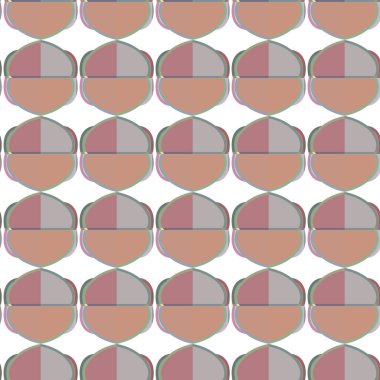 geometrik elementlerle kusursuz arkaplan, vektör illüstrasyonu 