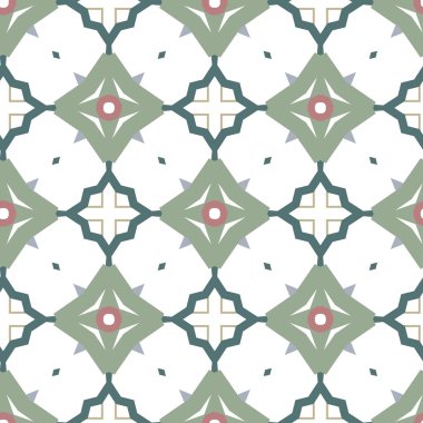 Geometrik süslemeli vektör deseni. Kusursuz tasarım dokusu.