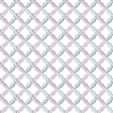 farklı geometrik şekillere sahip soyut, pürüzsüz desensiz vektör çizimi