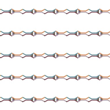 Soyut geometrik şekilli kusursuz desen