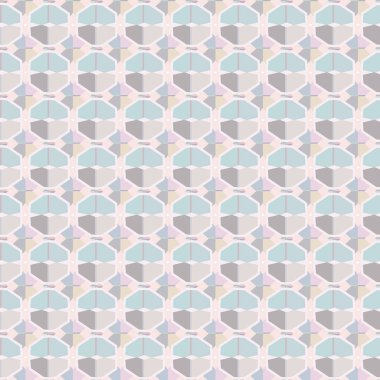 geometrik elementlerle kusursuz arkaplan, vektör illüstrasyonu 