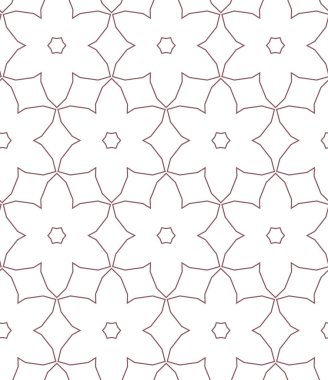 Geometrik süslemeli vektör deseni. Kusursuz tasarım dokusu.