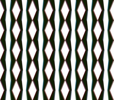 Soyut geometrik dikişsiz desen. Duvar kağıtları, arkaplan, yüzey dokuları için vektör çizimi 