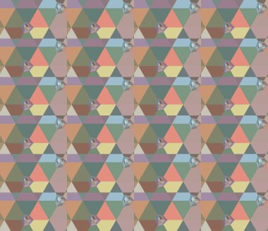 Geometrik süslemeli vektör deseni. Kusursuz tasarım dokusu.