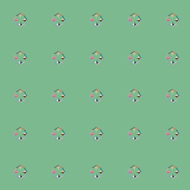 geometrik şekil tasarımlı kusursuz desen