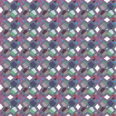 geometrik şekil tasarımlı kusursuz desen