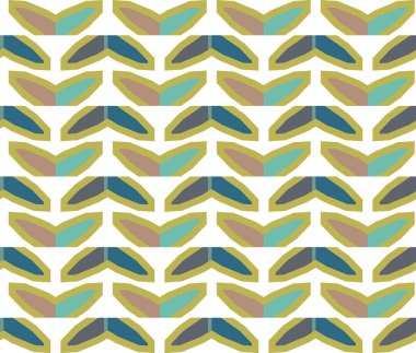 geometrik şekil tasarımlı kusursuz desen