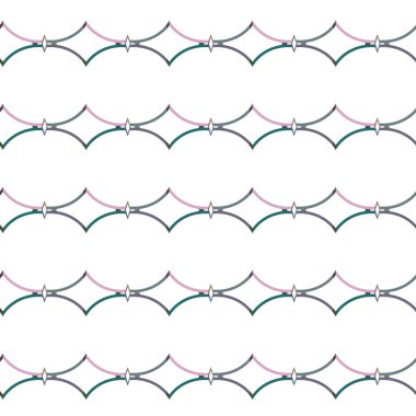geometrik şekil tasarımlı kusursuz desen