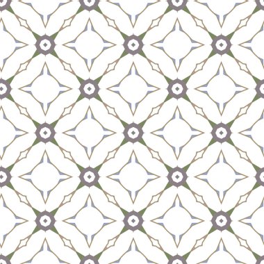 Farklı geometrik şekillere sahip kusursuz desensiz vektör çizimi