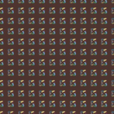 Soyut geometrik şekilli kusursuz desen