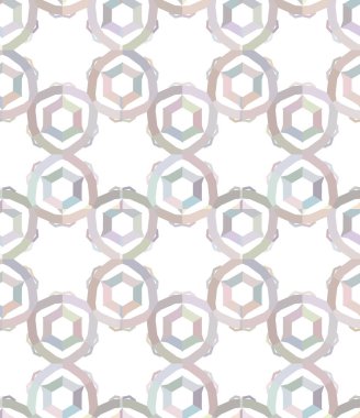 Soyut geometrik dikişsiz desen. Duvar kağıtları, arkaplanlar, yüzey dokuları için vektör çizimi 