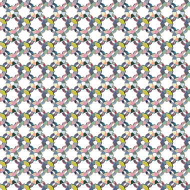 geometrik şekil tasarımlı kusursuz desen
