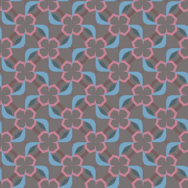 farklı geometrik şekillere sahip soyut, pürüzsüz desensiz vektör çizimi