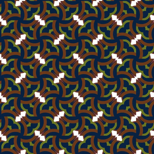 Geometrik süslemeli vektör deseni. Kusursuz tasarım dokusu.