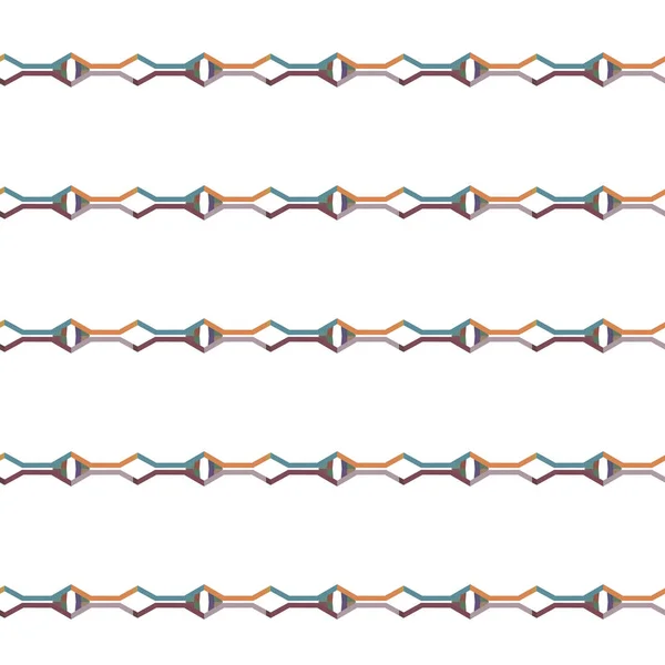 Бесшовный Рисунок Абстрактными Геометрическими Фигурами — стоковый вектор