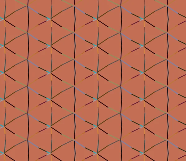 Nahtloser Hintergrund Mit Geometrischem Muster Für Stoffdesign — Stockvektor