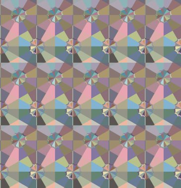 geometrik şekil tasarımlı kusursuz desen