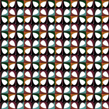 geometrik şekil tasarımlı kusursuz desen