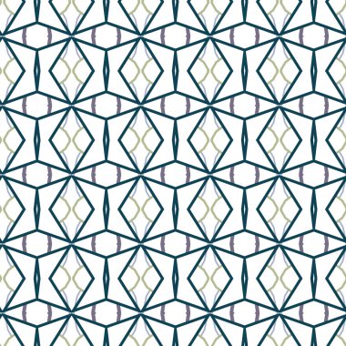 Geometrik şekilli kusursuz desen. vektör illüstrasyonu 
