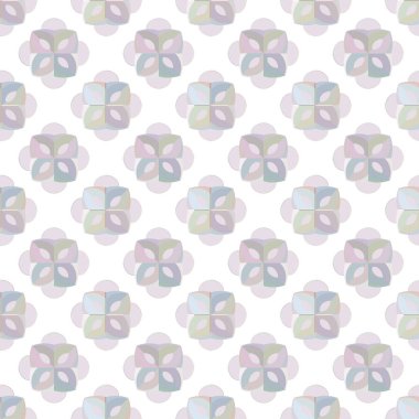 Çiçekli kusursuz vektör deseni.